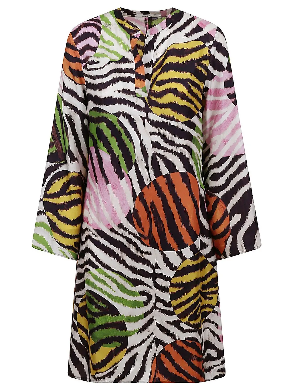Maliparmi Abstract Zebra Print Dress