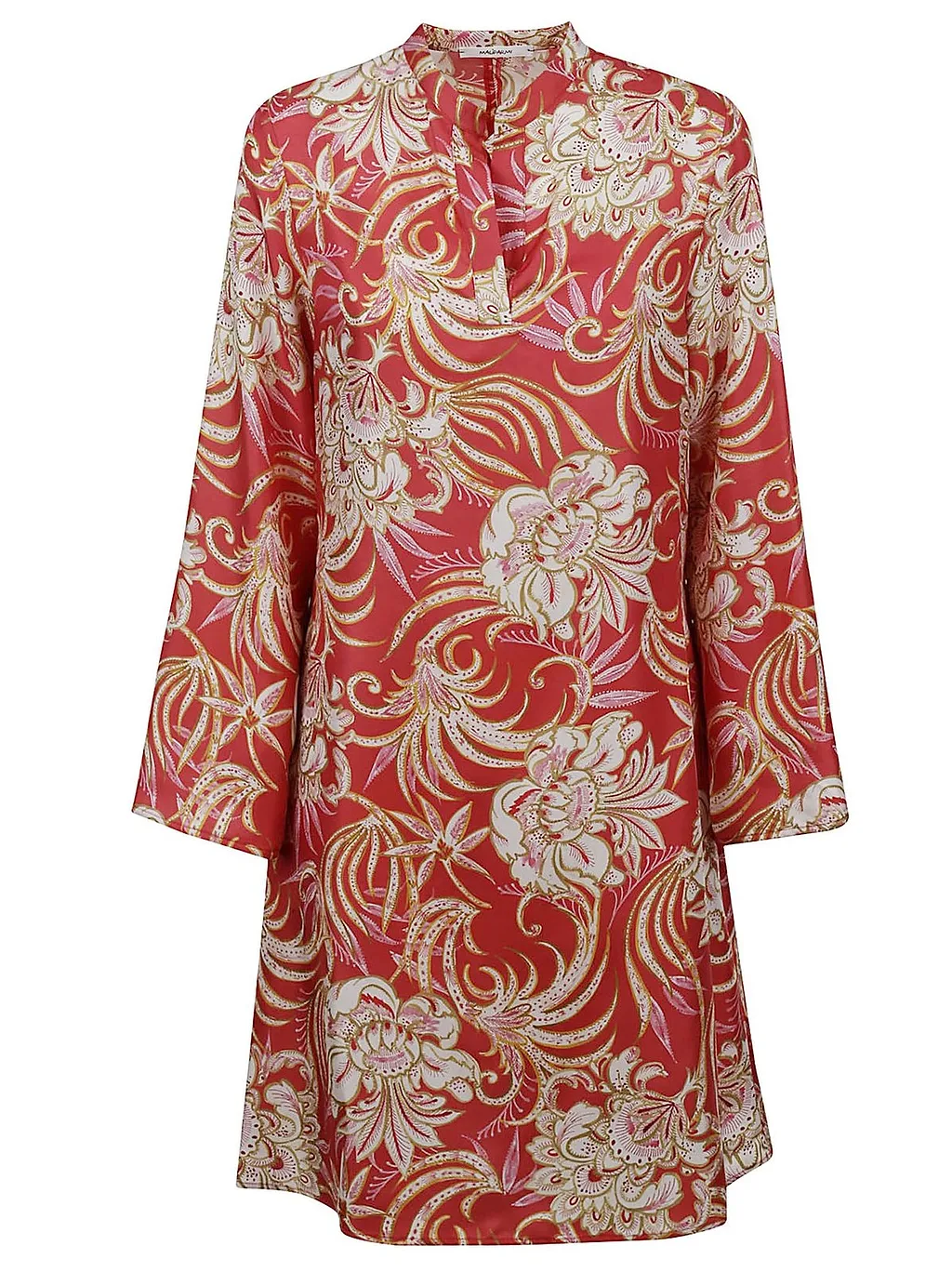 Maliparmi Floral Print A-Line Dress