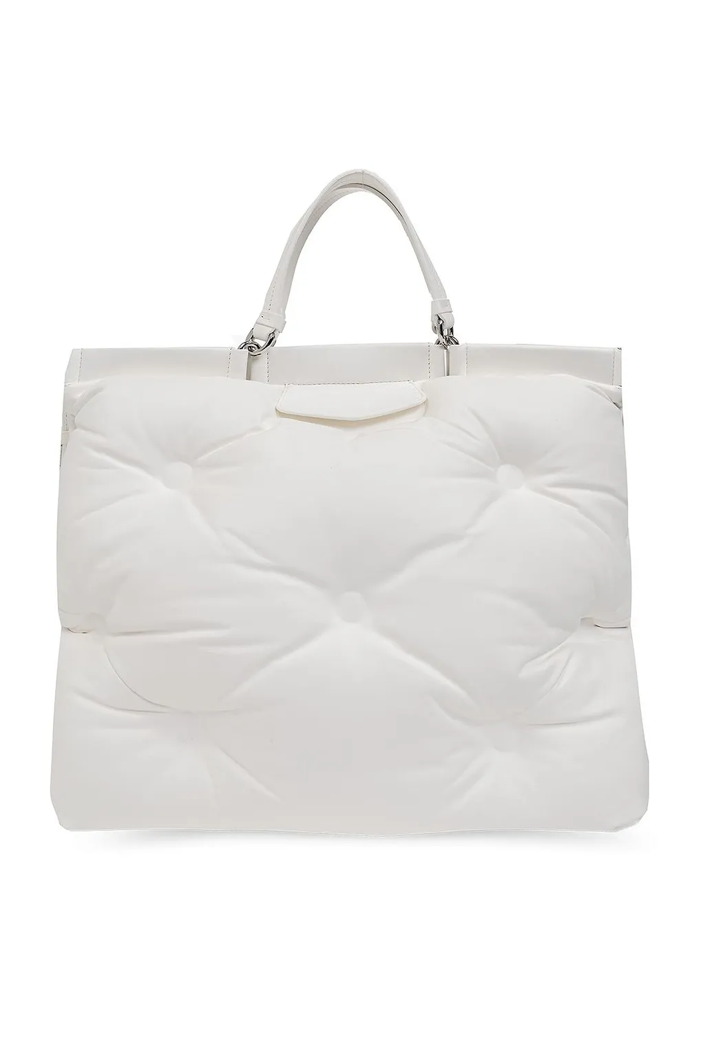 Maison Margiela Logo Patch Quilted Tote Bag