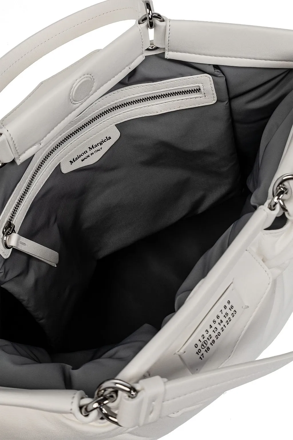 Maison Margiela Logo Patch Quilted Tote Bag