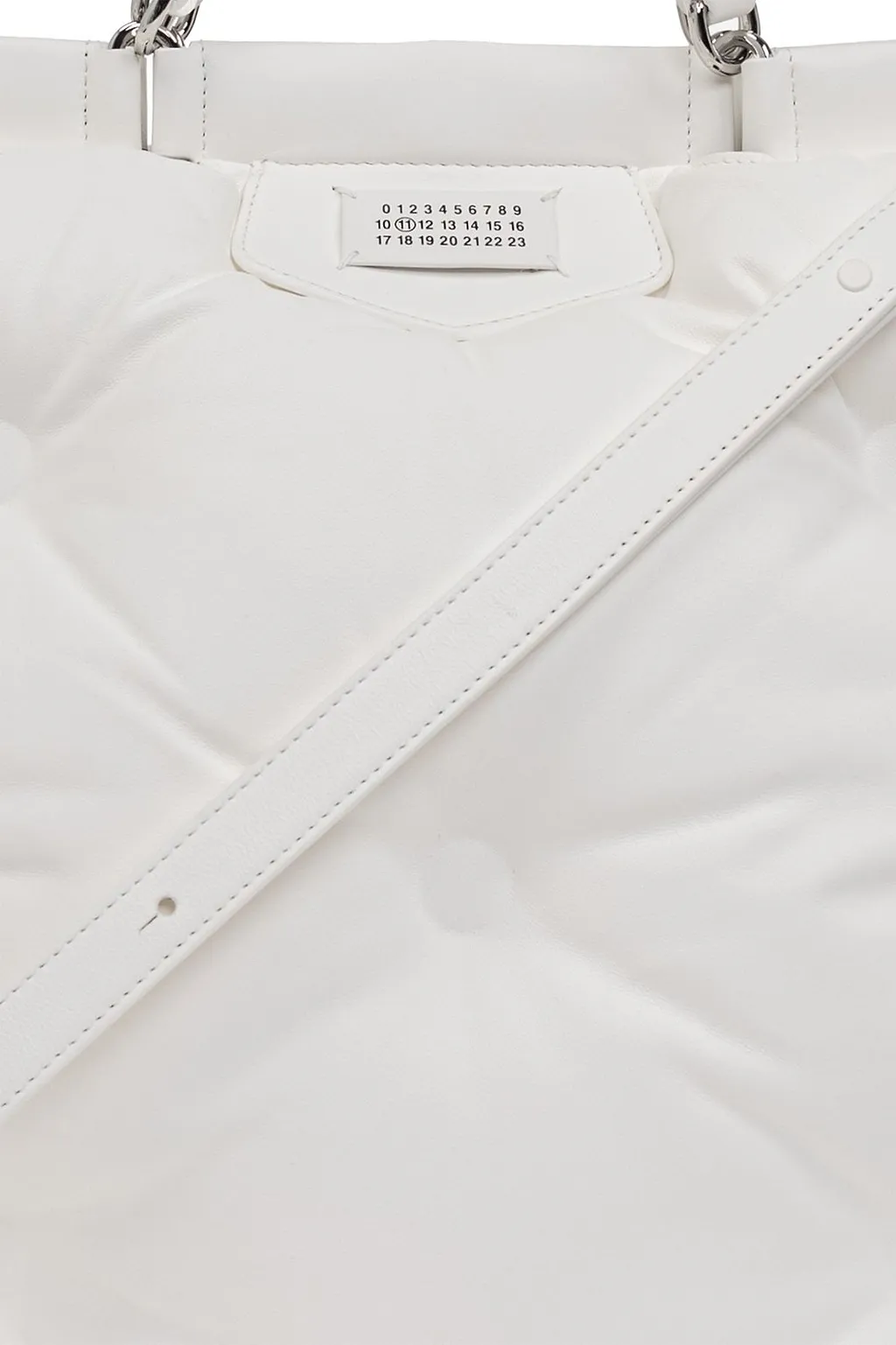 Maison Margiela Logo Patch Quilted Tote Bag