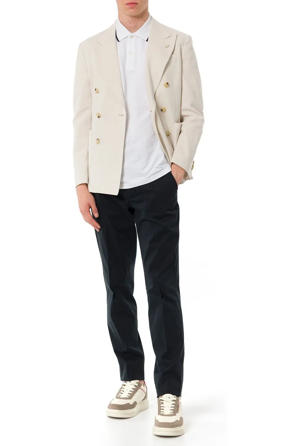 Manuel Ritz Double Breasted Blazer