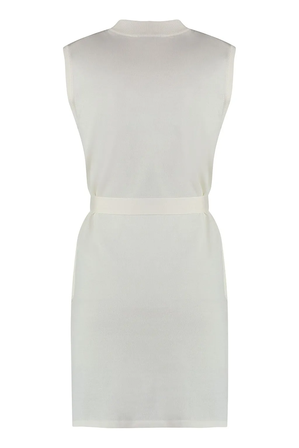 Malo Belted Crewneck Knitted Tunic
