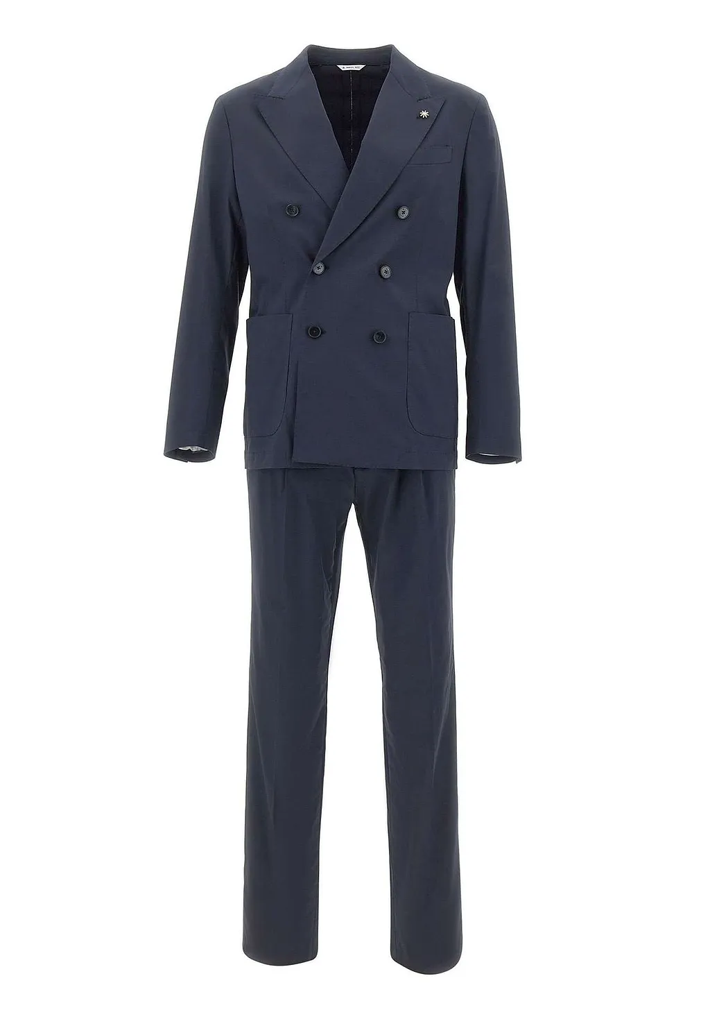 Manuel Ritz Double-Breasted Slim Suit