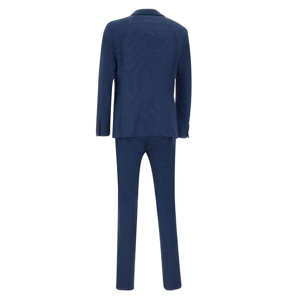 Manuel Ritz Micro Dot Slim Fit Suit