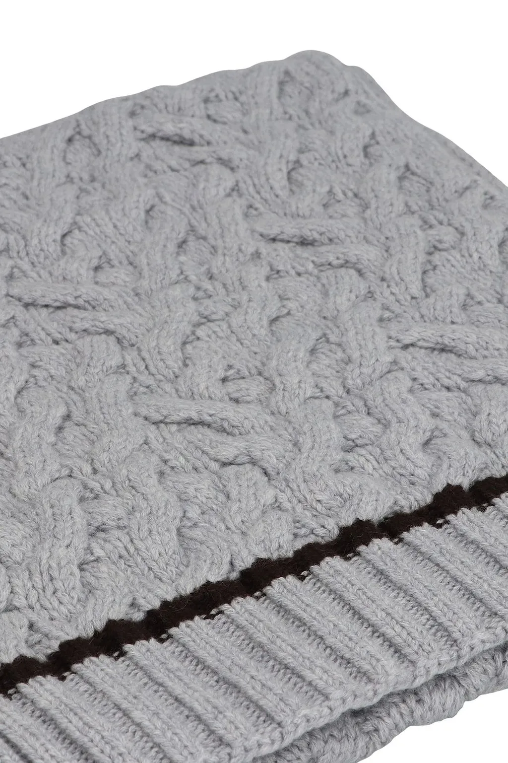 Malo Cable-Knit Rectangle Scarf