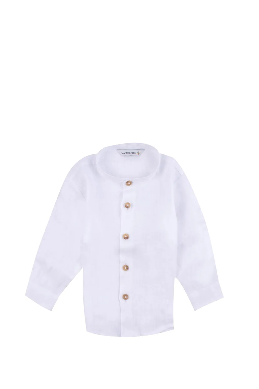 Manuel Ritz Kids Mandarin Collar Buttoned Shirt
