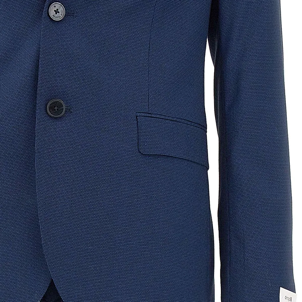 Manuel Ritz Micro Dot Slim Fit Suit