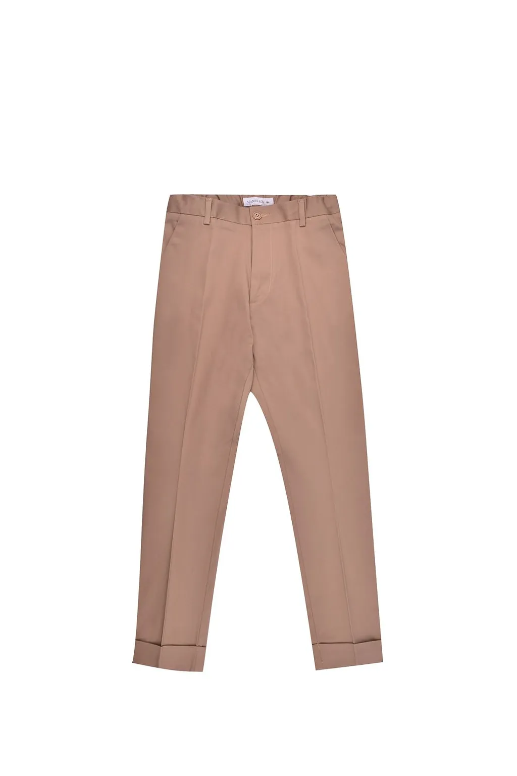Manuel Ritz Kids Pleated Turn-Up Trousers