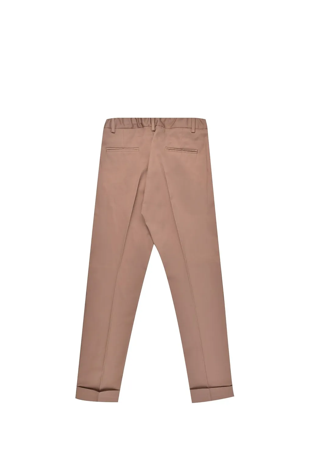 Manuel Ritz Kids Pleated Turn-Up Trousers