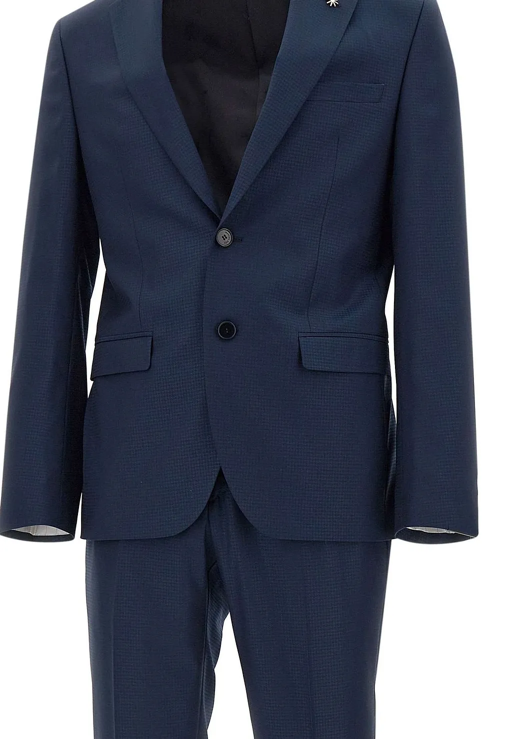 Manuel Ritz Micro Houndstooth Two Piece Suit