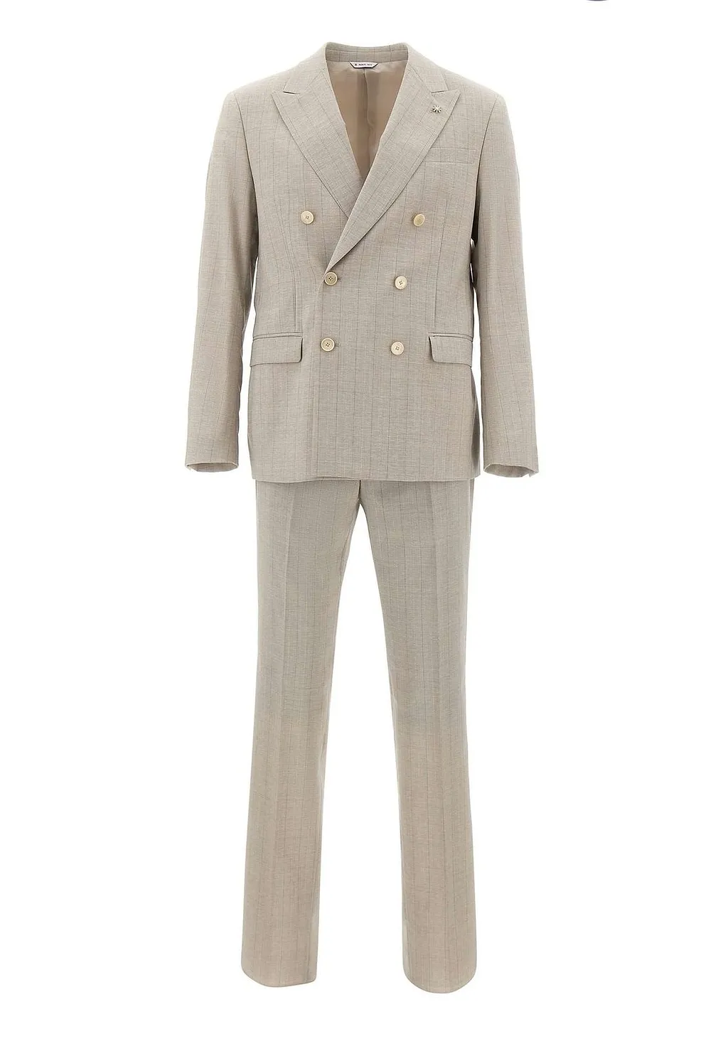 Manuel Ritz Pinstripe Double-Breasted Suit