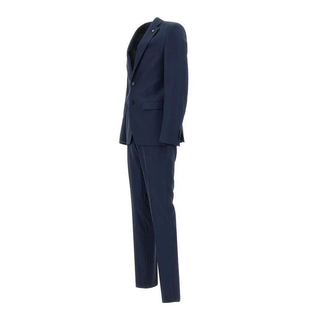 Manuel Ritz Micro Houndstooth Two Piece Suit