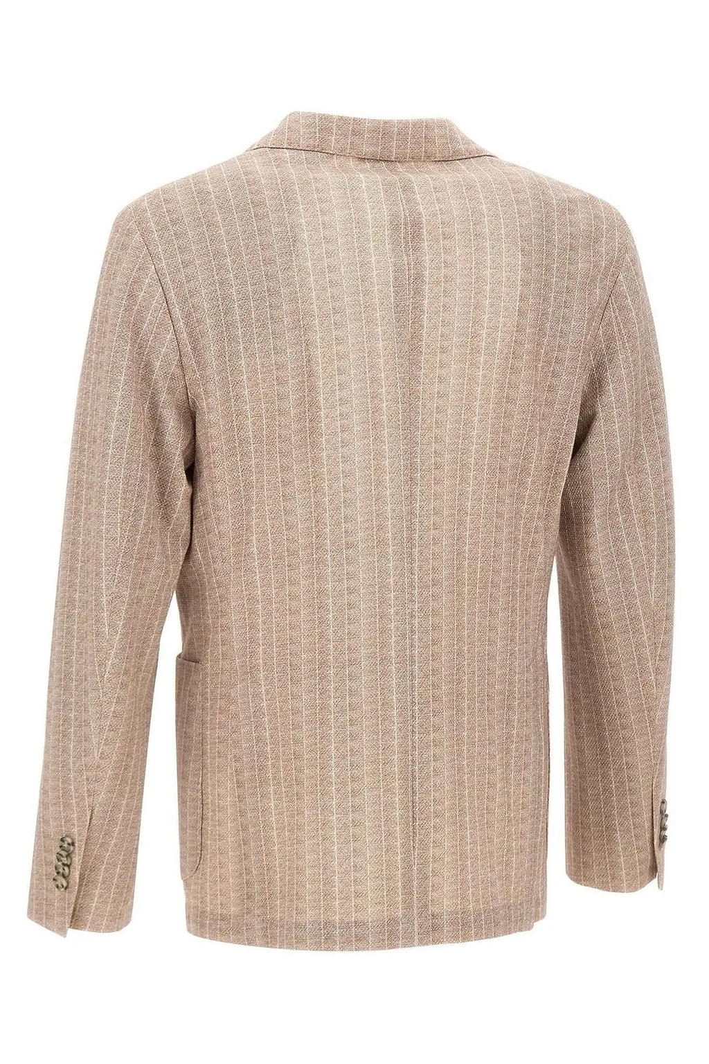 Manuel Ritz Nuvola Striped Jersey Blazer