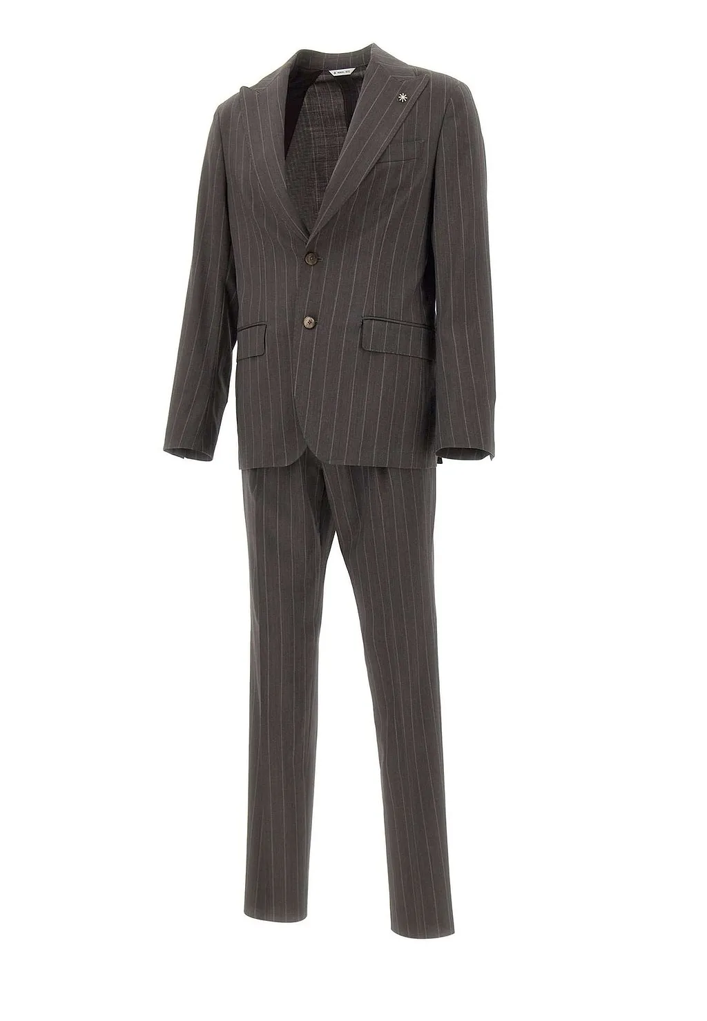 Manuel Ritz Pinstripe Single-Breasted Suit