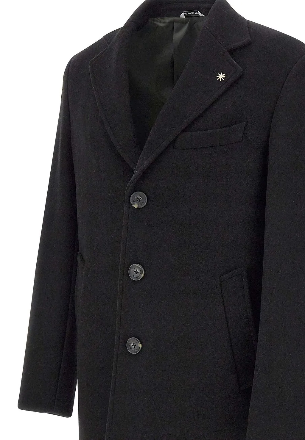Manuel Ritz Single-Breasted Tailored Coat