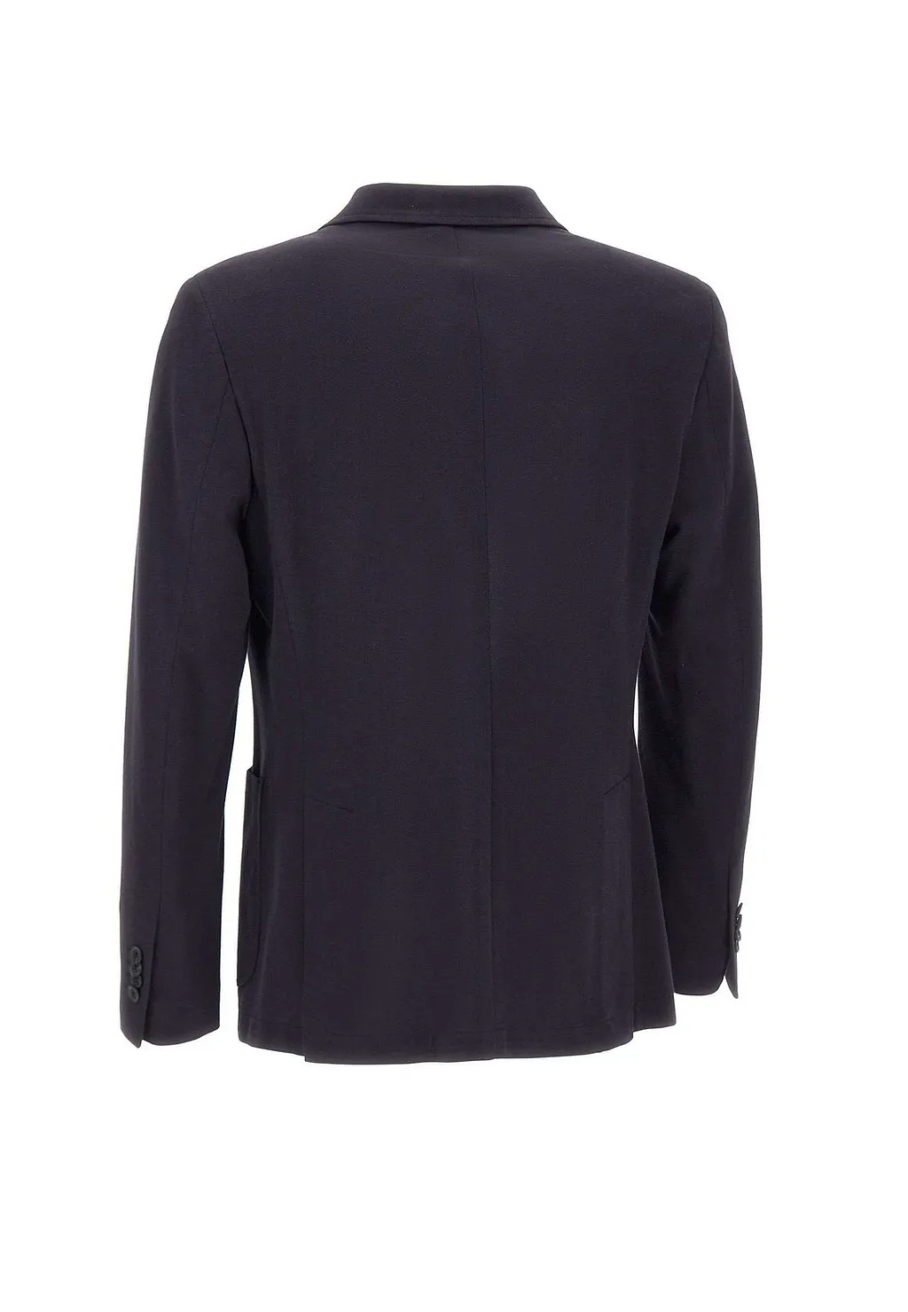 Manuel Ritz Single-Breasted Patch-Pocket Blazer