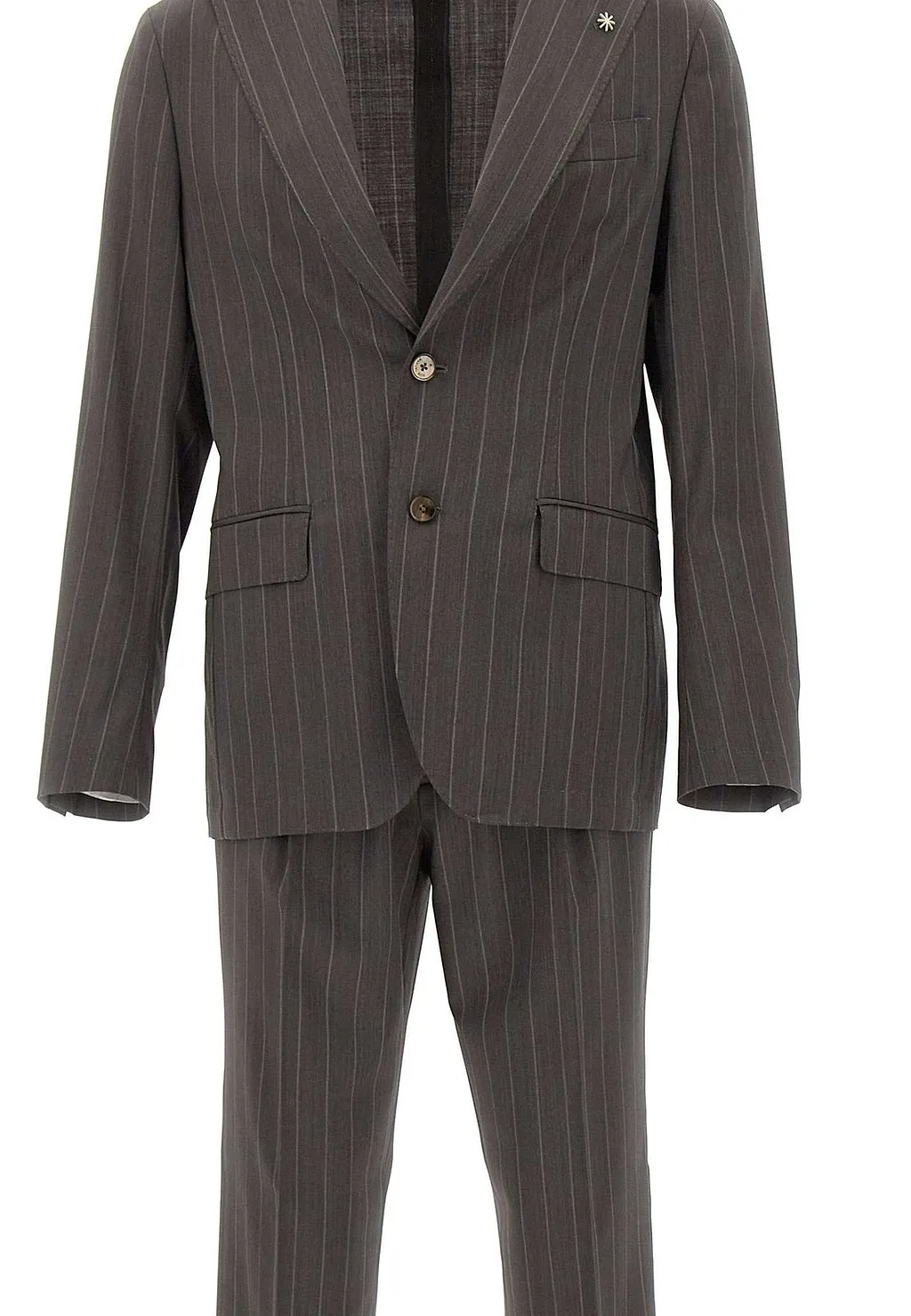Manuel Ritz Pinstripe Single-Breasted Suit