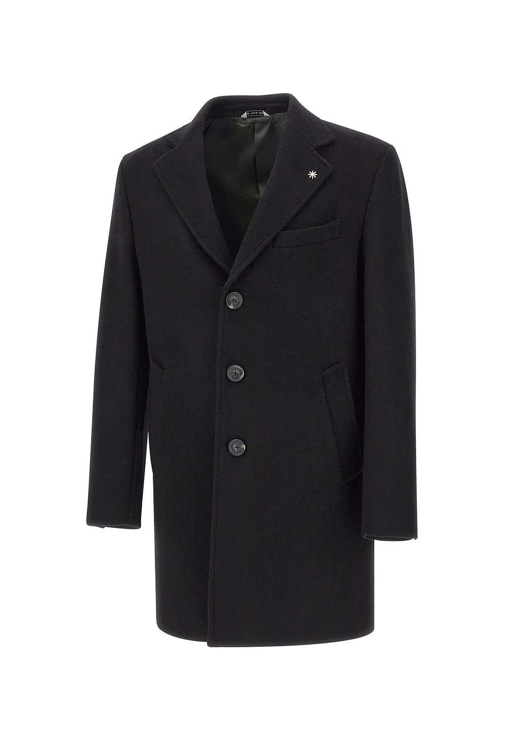 Manuel Ritz Single-Breasted Tailored Coat