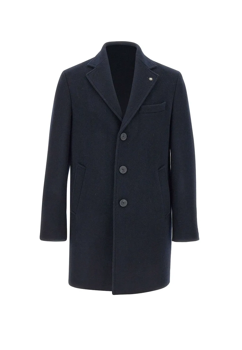 Manuel Ritz Single-Breasted Tailored Coat