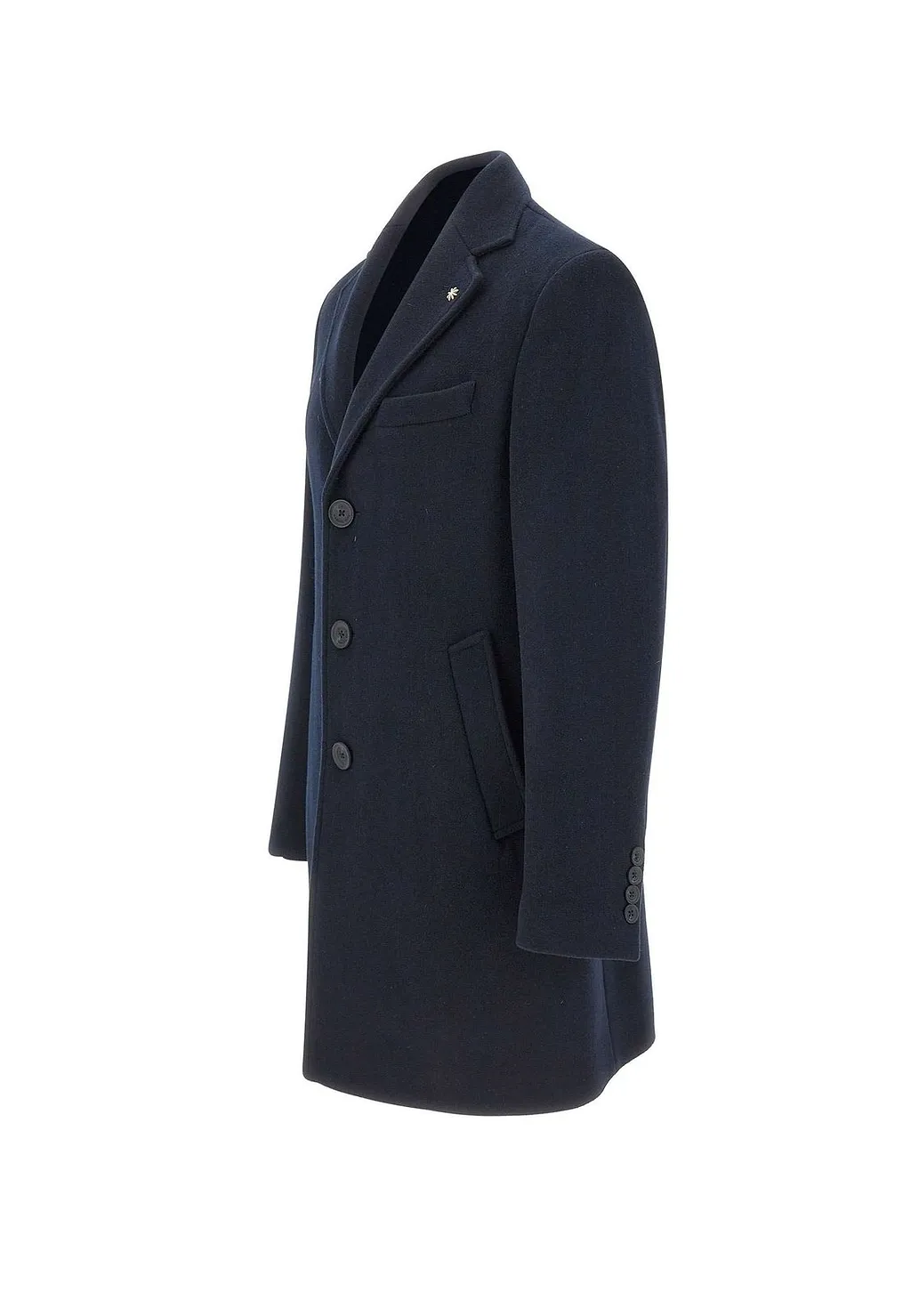 Manuel Ritz Single-Breasted Tailored Coat