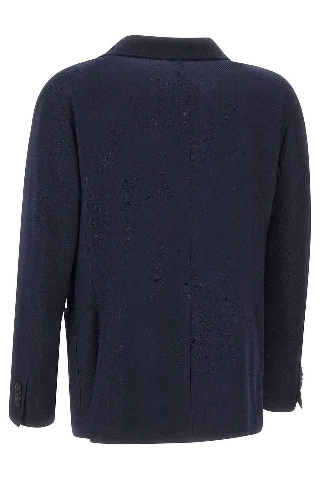 Manuel Ritz Single-Breasted Textured Blazer