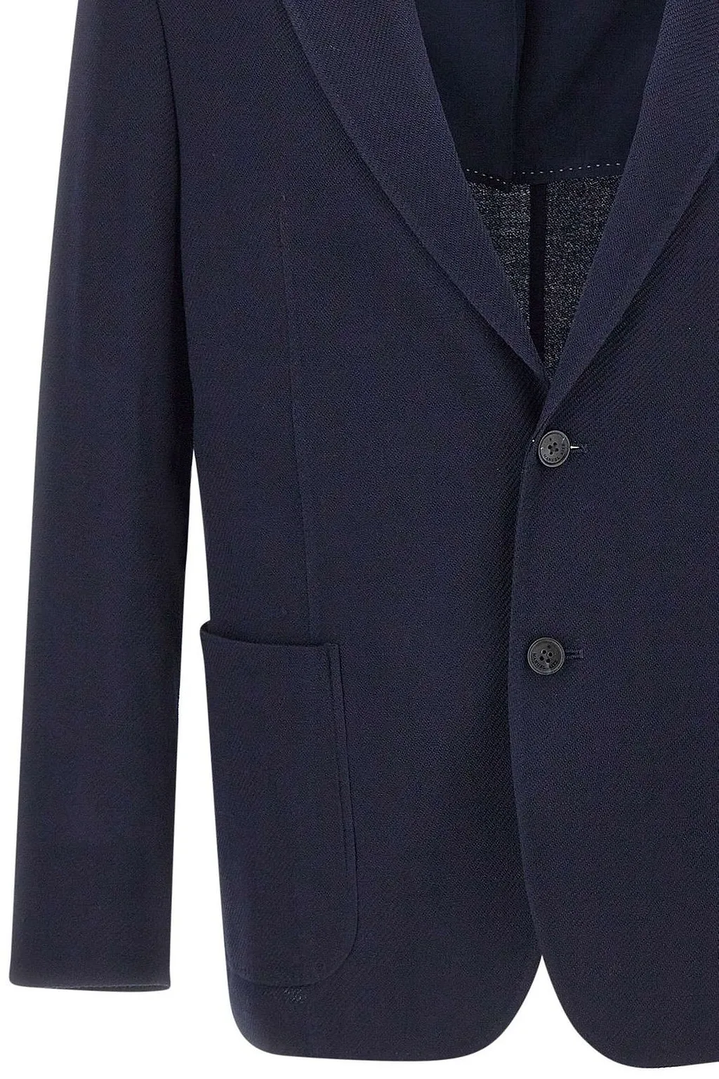 Manuel Ritz Single-Breasted Textured Blazer