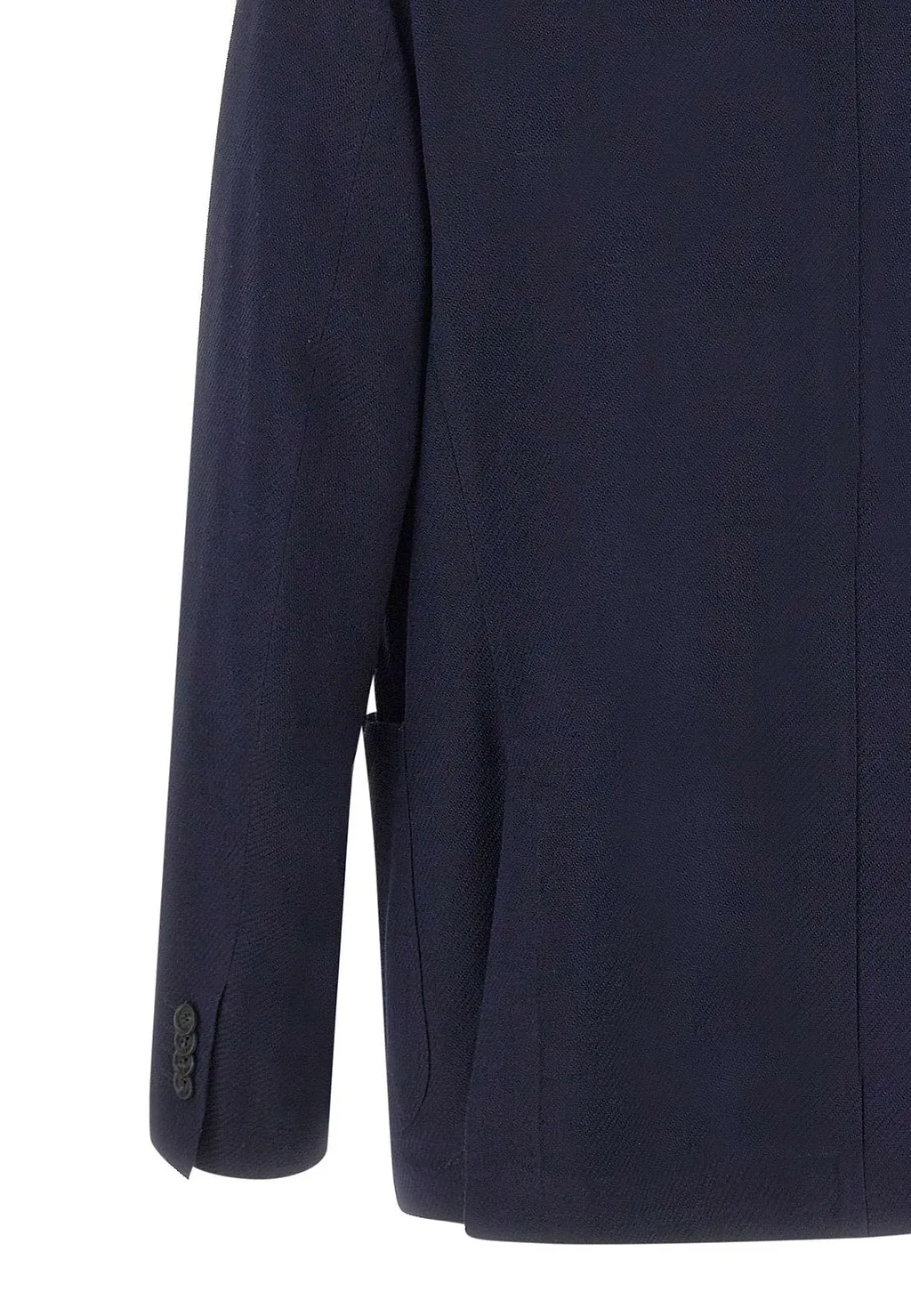 Manuel Ritz Single-Breasted Textured Blazer