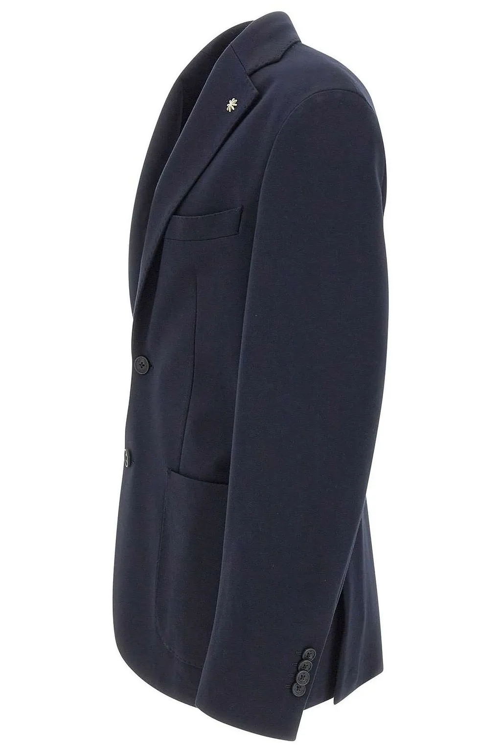 Manuel Ritz Two-Button Patch-Pocket Blazer