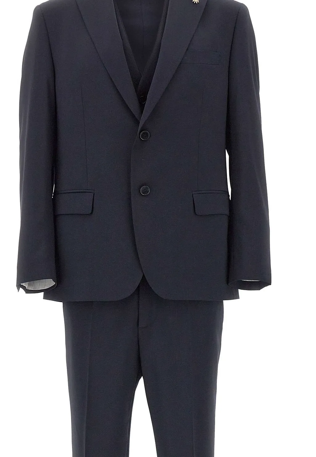 Manuel Ritz Three-Piece Slim Fit Suit