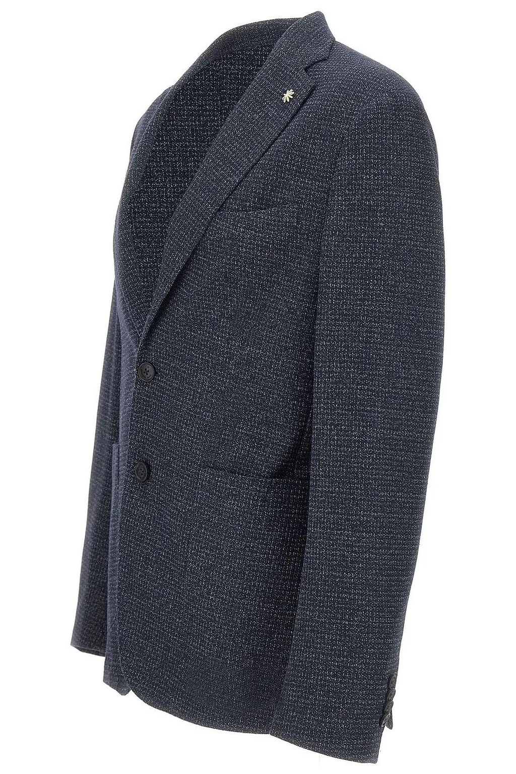 Manuel Ritz Textured Slim Fit Blazer