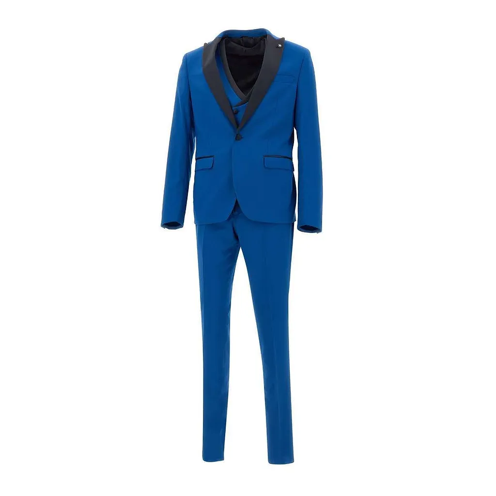 Manuel Ritz Three Piece Slim Fit Suit