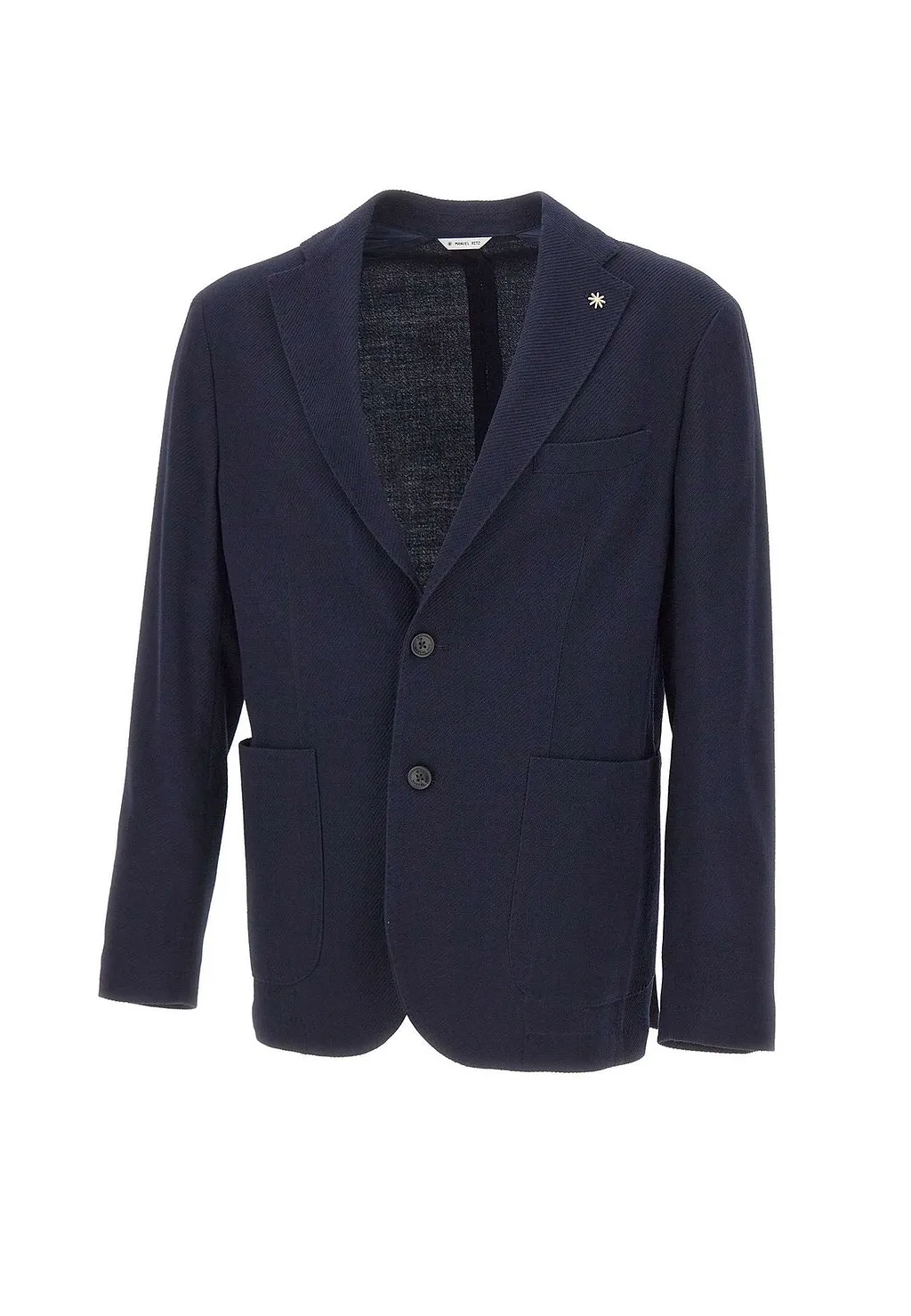 Manuel Ritz Textured Two-Button Blazer