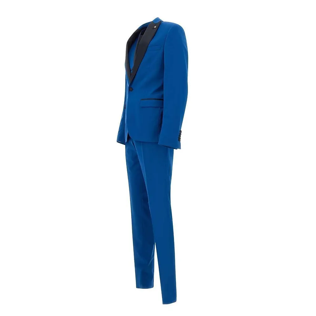 Manuel Ritz Three Piece Slim Fit Suit