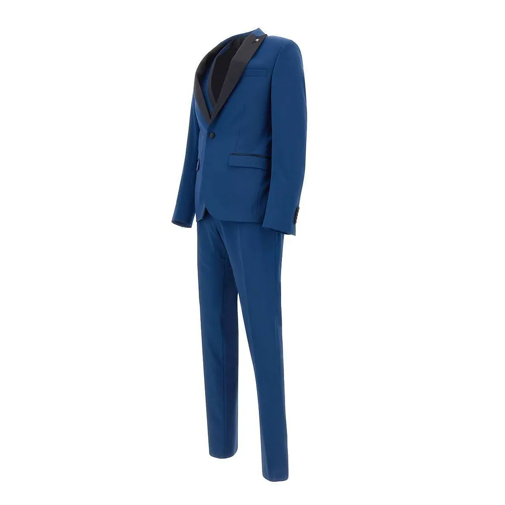 Manuel Ritz Three Piece Slim Fit Suit