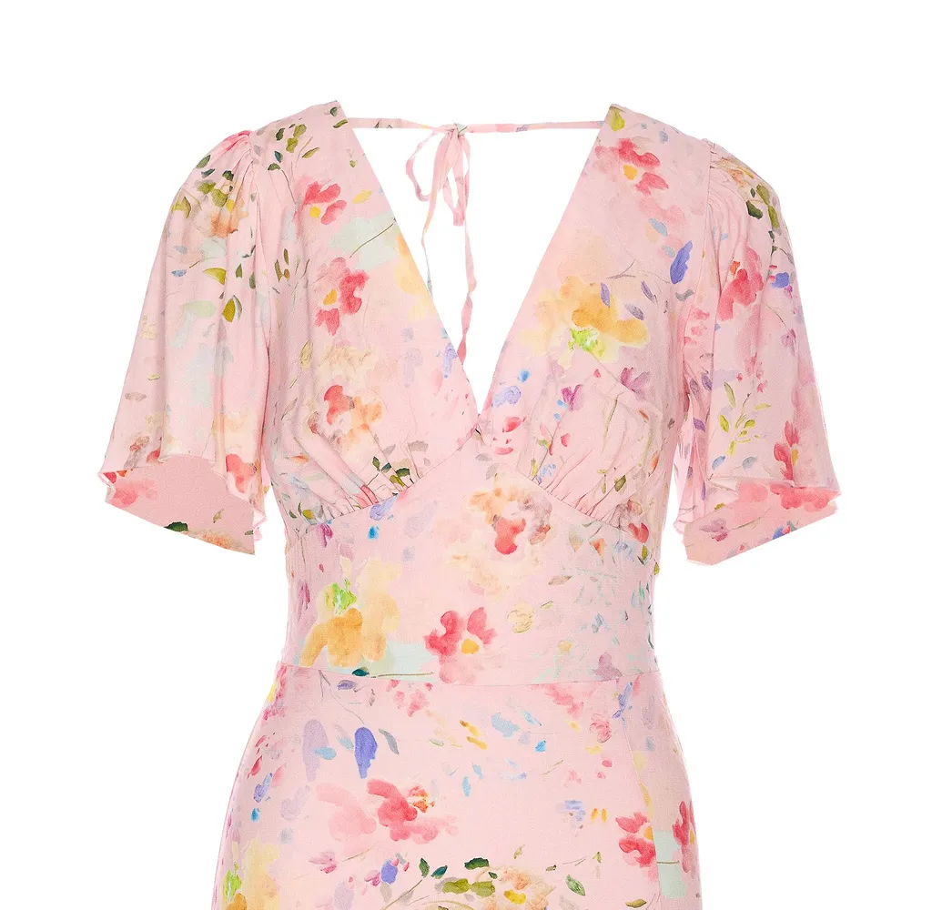 Floral Wrap Dress