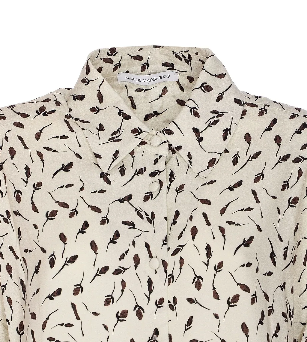 Patterned Long-Sleeve Top