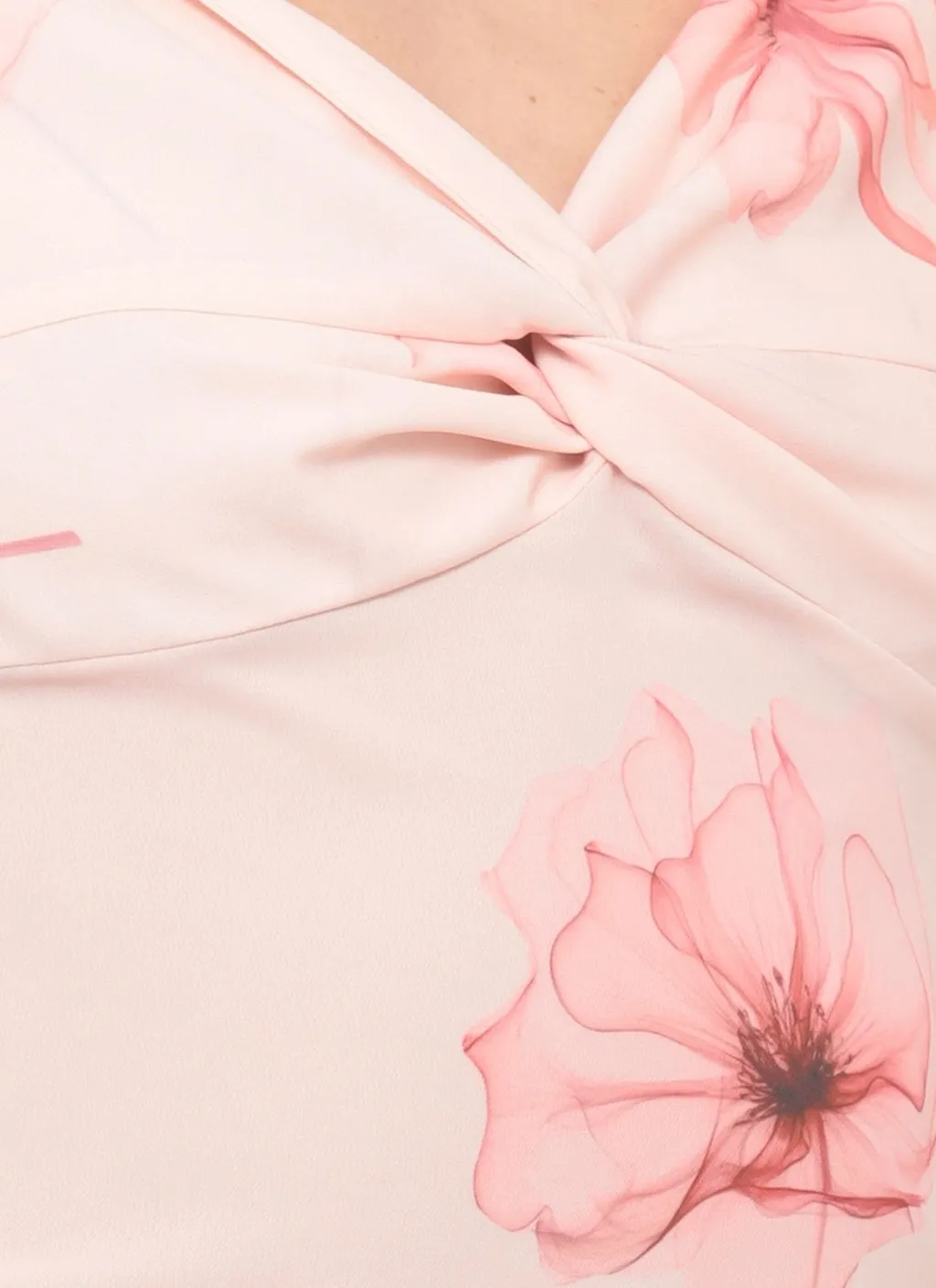 Mar De Margaritas Ruched Floral Maxi Dress
