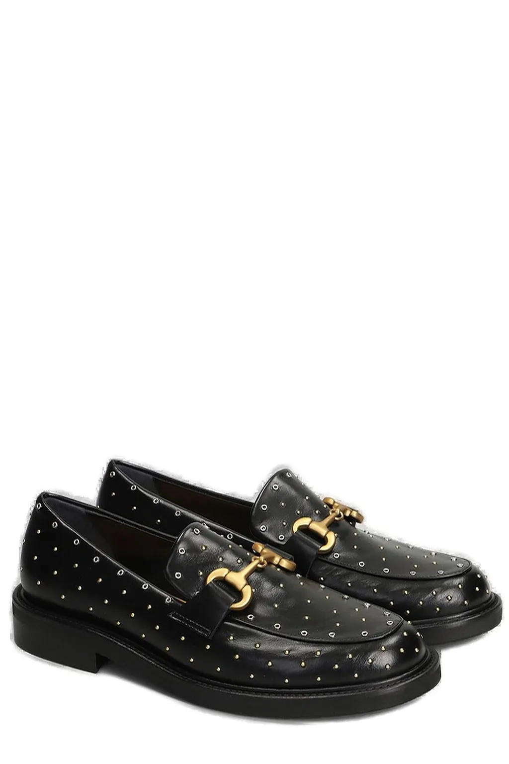 Mara Bini Studded Slip-On Loafers