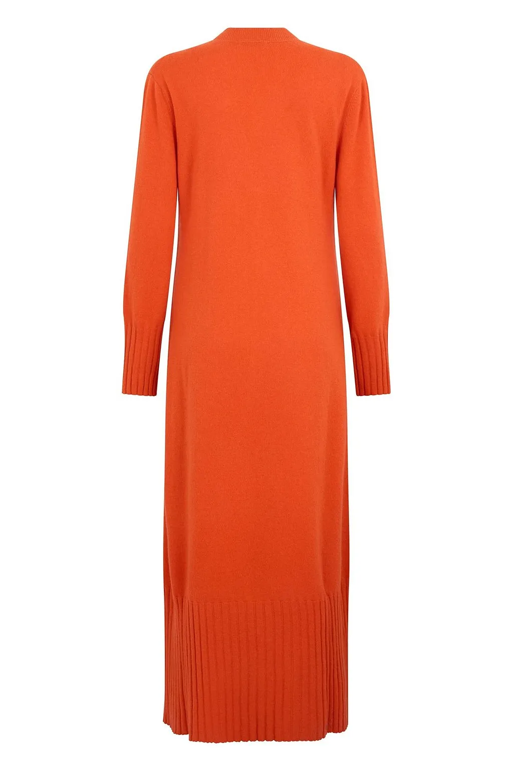 Malo Ribbed Hem Long Dress