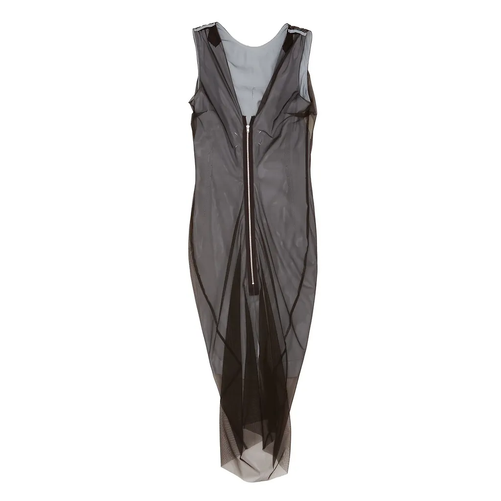 Maison Margiela Semi-Sheer Sleeveless Midi Dress