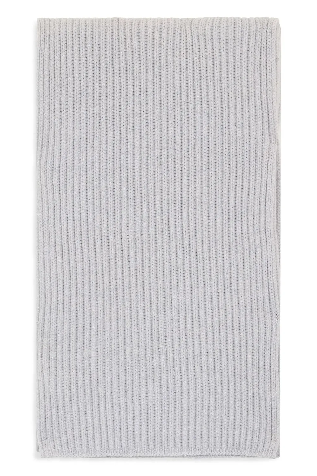 Ribbed Knitted Scarf