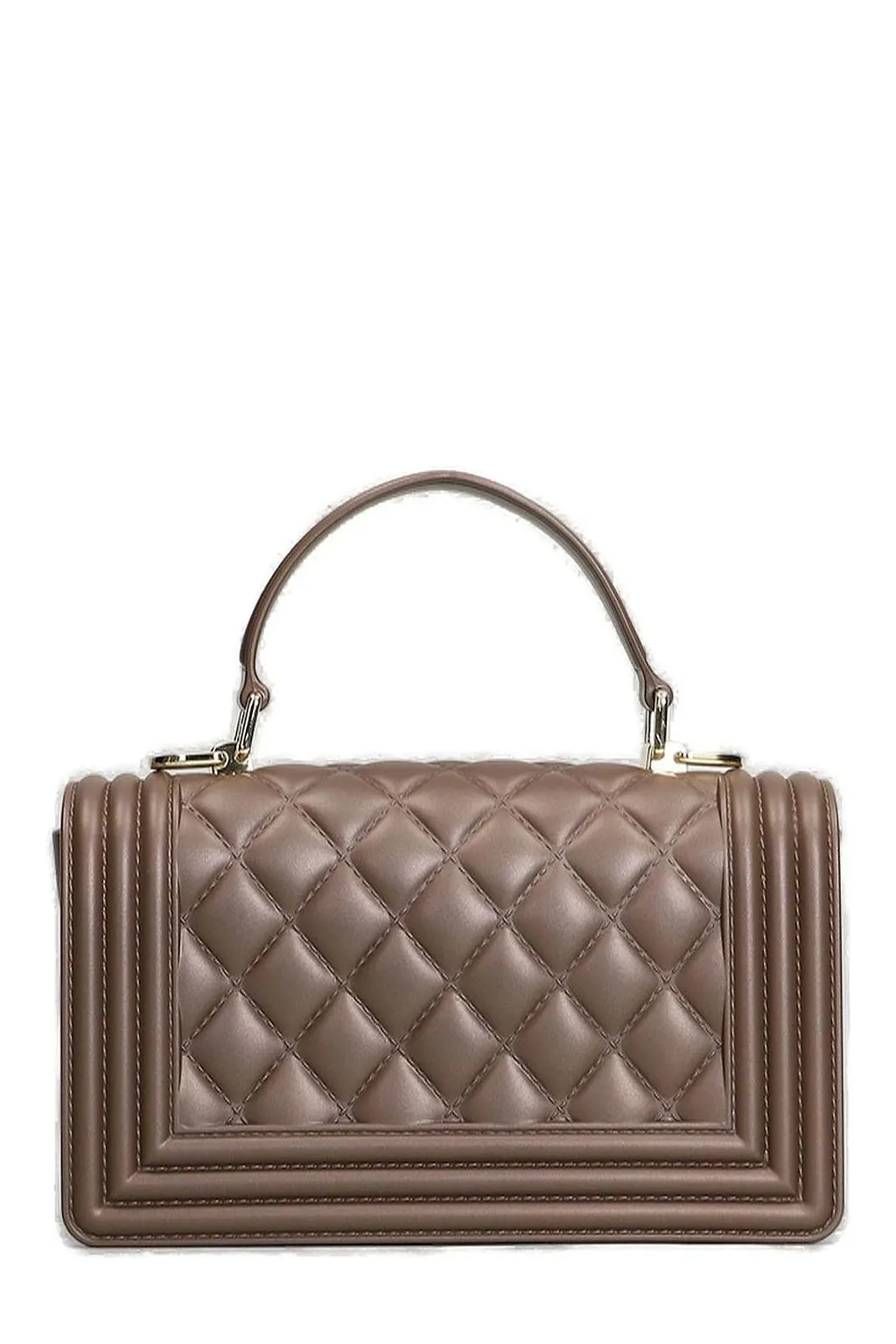 Marc Ellis Flat Square M Logo Plaque Shoulder Bag