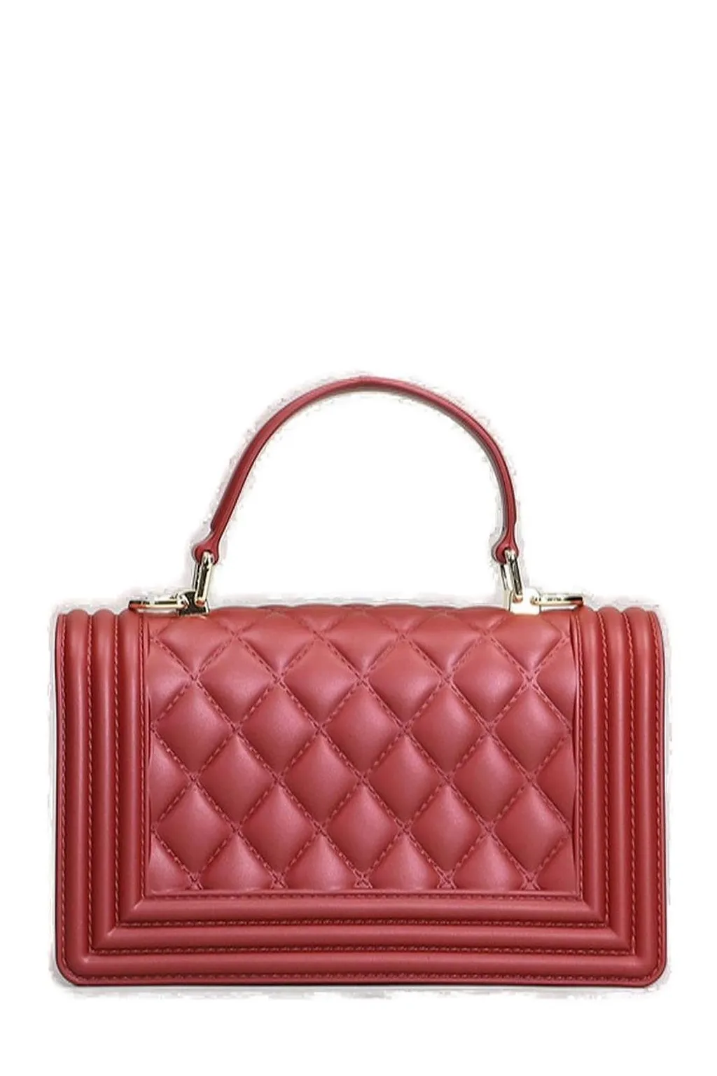 Marc Ellis Flat Square S Logo Plaque Shoulder Bag