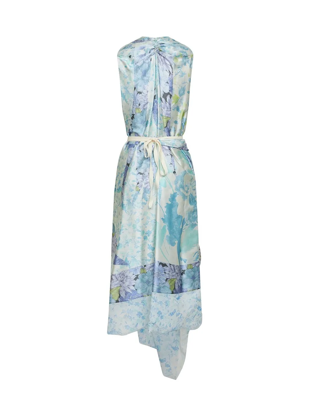 Maison Margiela Sleeveless Draped Midi Dress
