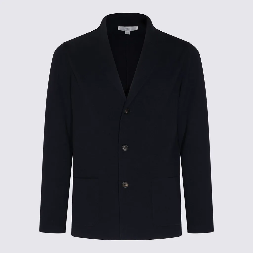 Malo Single-Breasted Knit Blazer