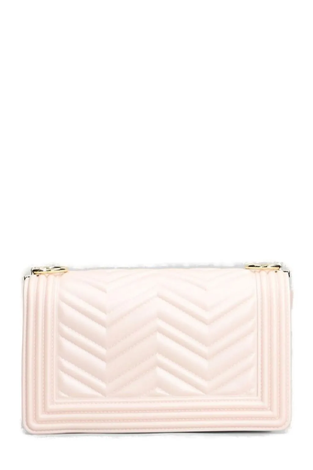 Logo Buckled Chain Linked Shoulder Bag