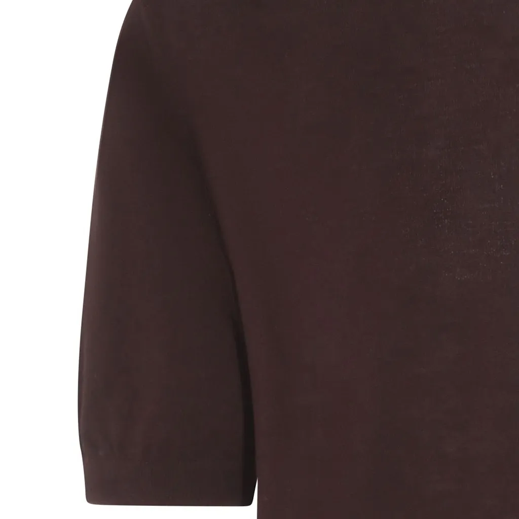 Malo Short Sleeved Crewneck Ribbed T-Shirt