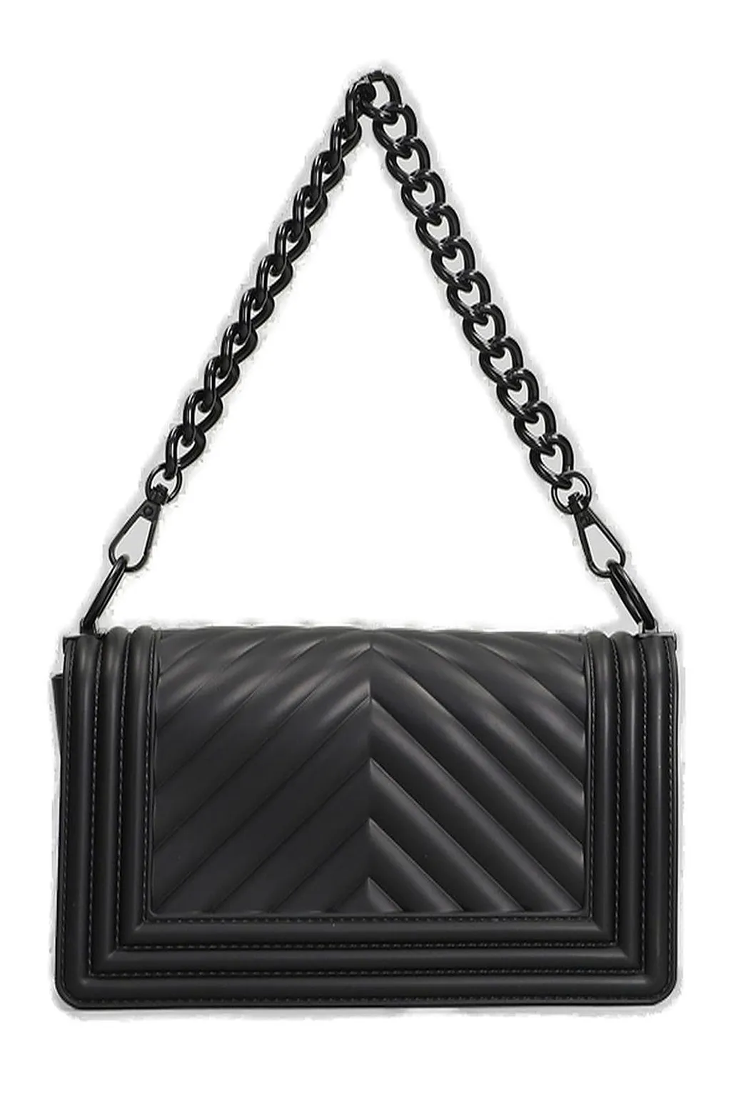 Marc Ellis Logo Plaque Chain Shoulder Bag