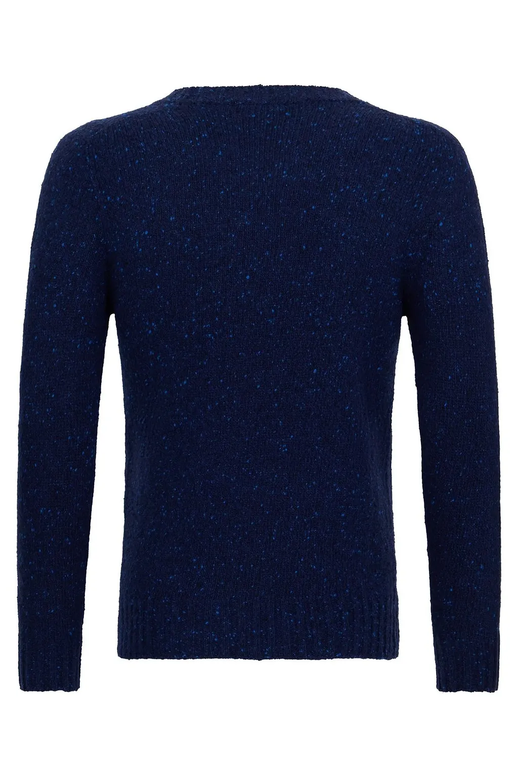 Malo Speckled Crew-Neck Knitted Sweater